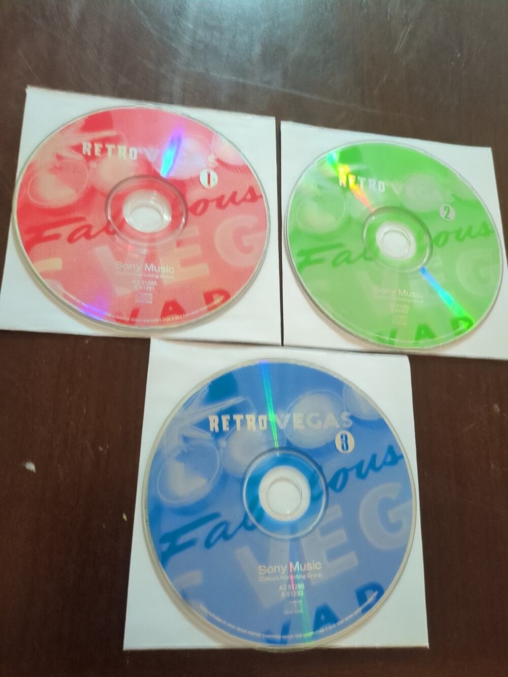 Sony Music Retro Vegas, 3 Disc Set Welcome Fabulous Las Vegas discs only